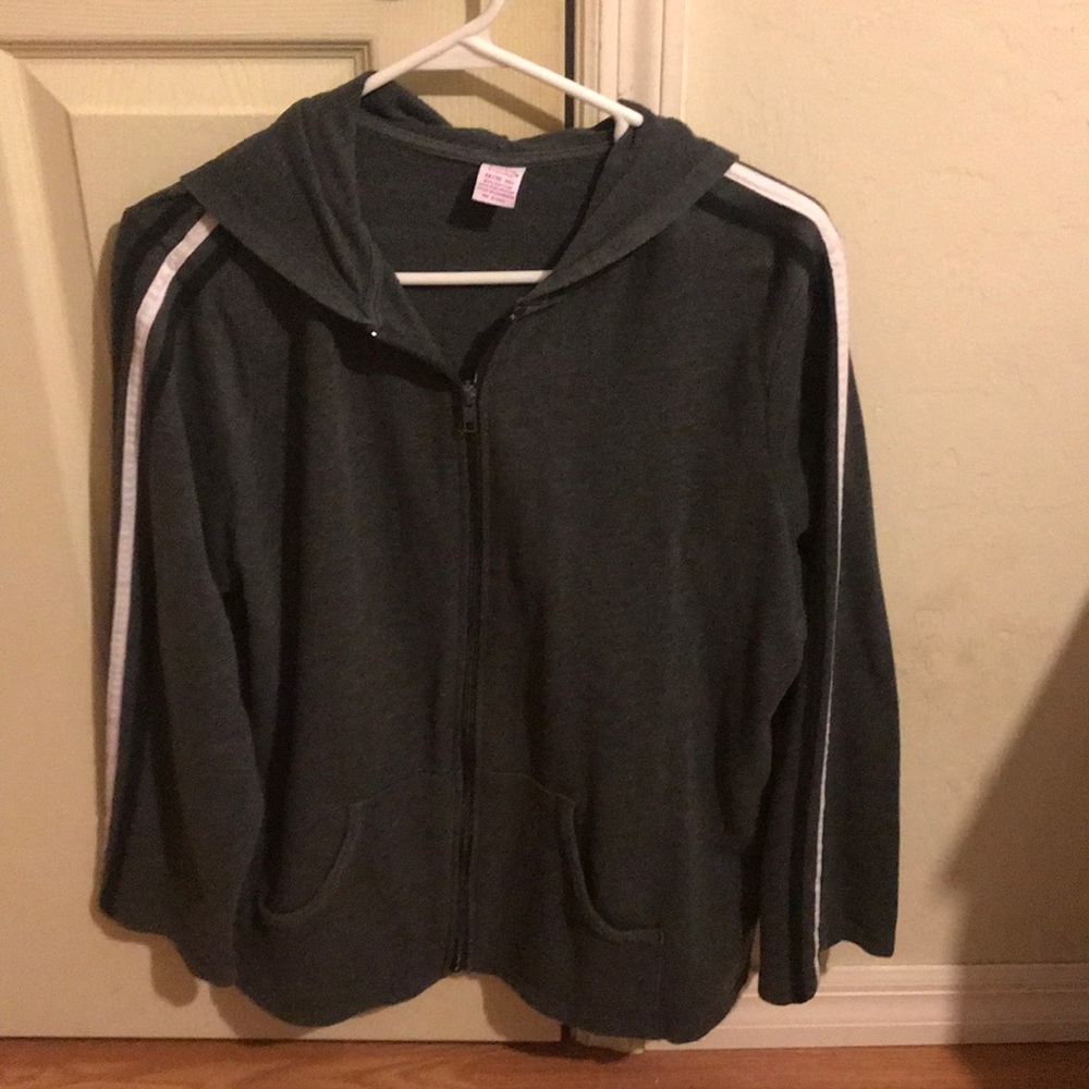 Zip up front hoodie